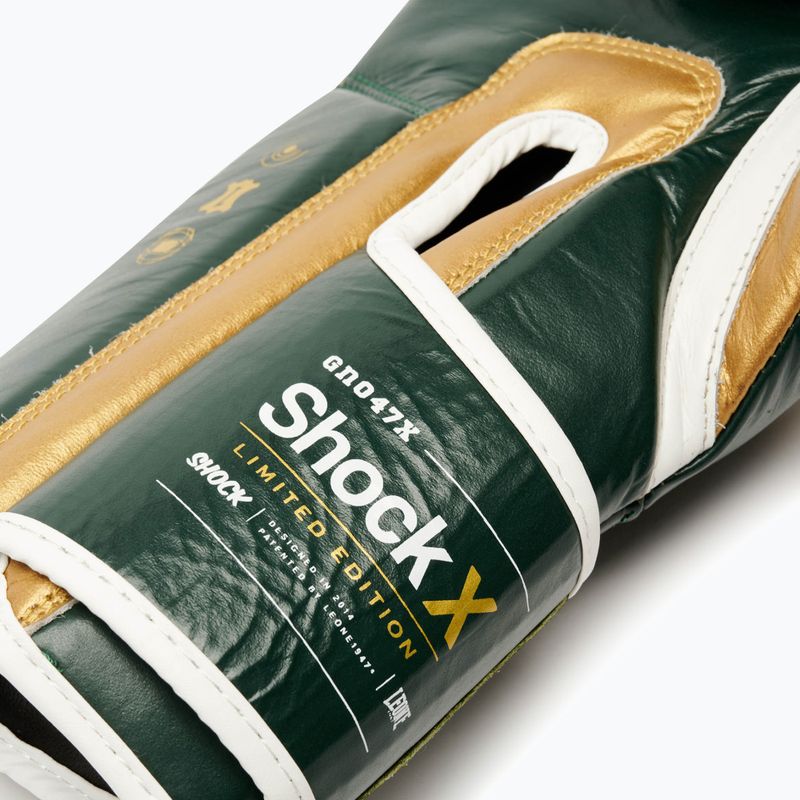 Рукавиці боксерські LEONE 1947 Shock X green 9