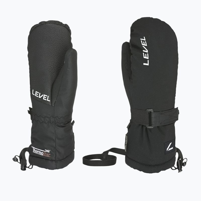 Дитячі лижні рукавички Level Junior Mitt black