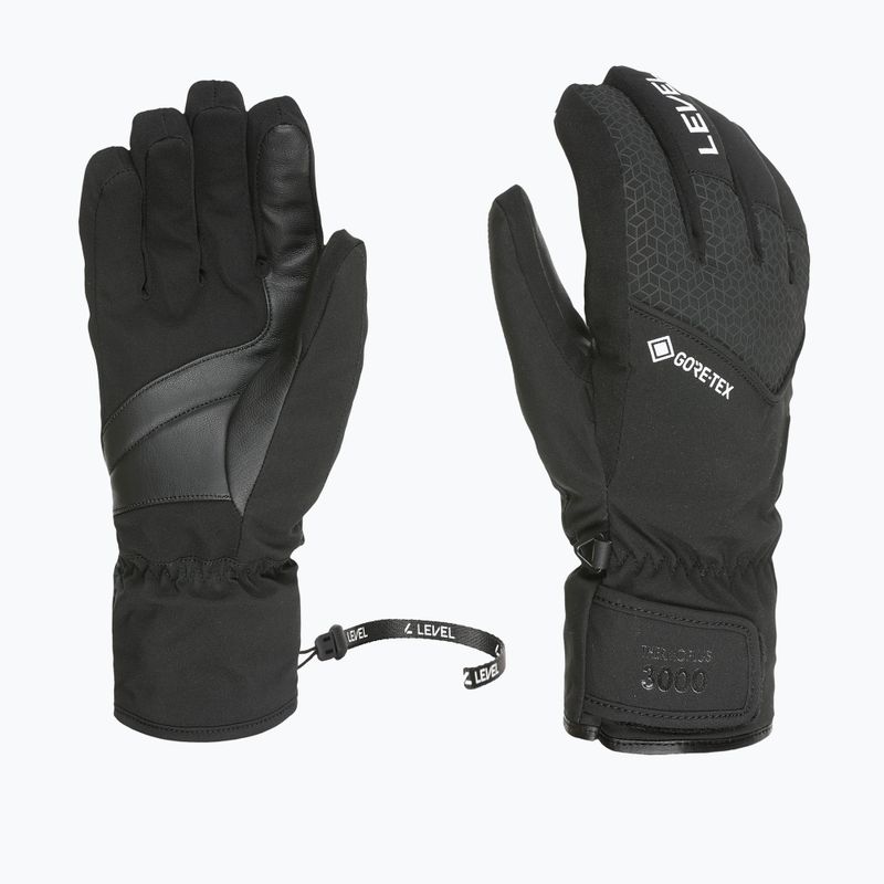 Рукавиці гірськолижні чоловічі Level Pilot Gore-Tex black