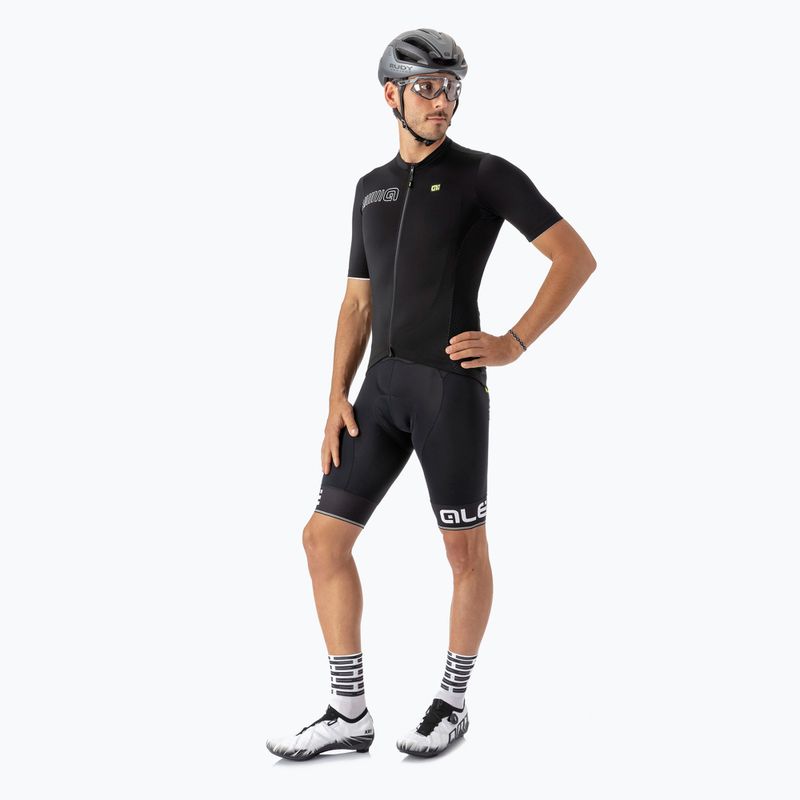 Велофутболка чоловіча Alé Maglia MC Color Block black 2