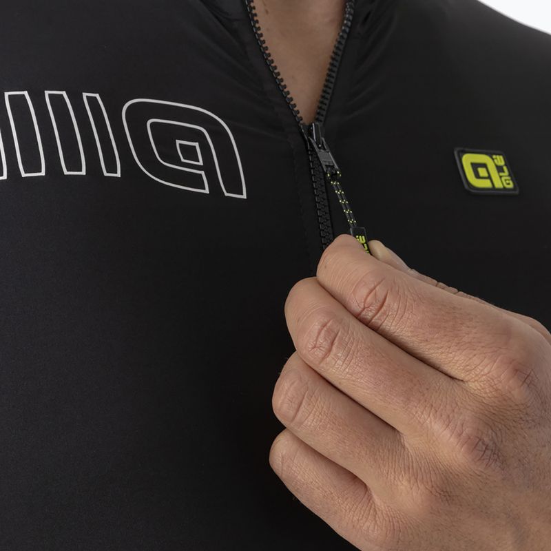 Велофутболка чоловіча Alé Maglia MC Color Block black 4