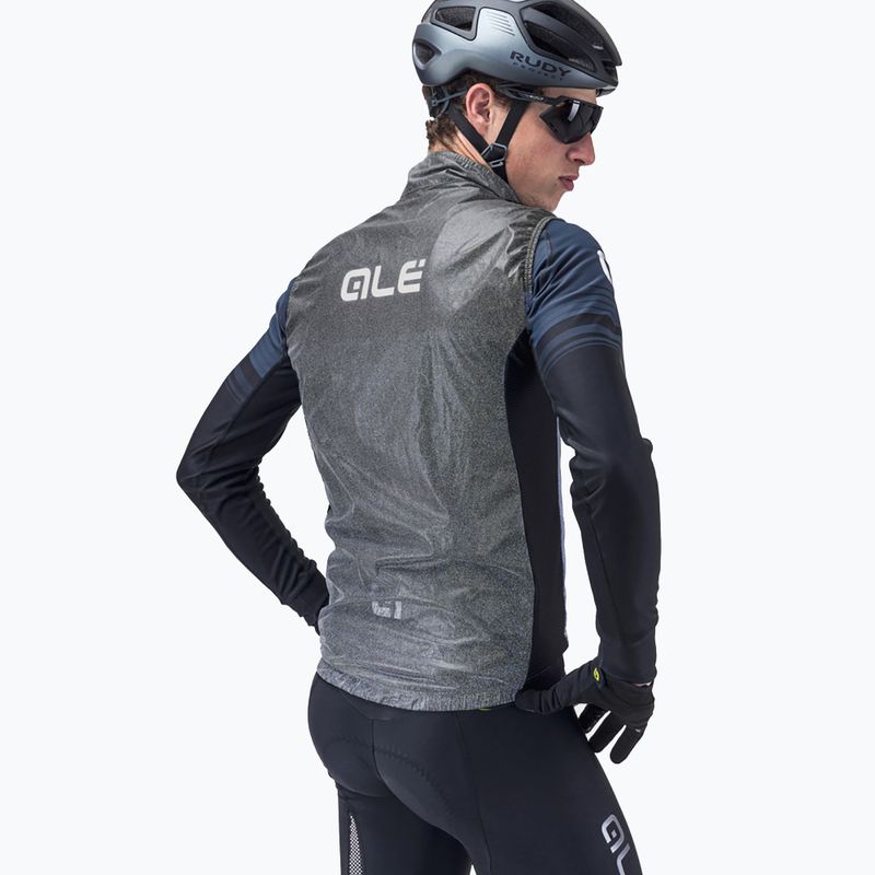 Жилет велосипедний чоловічий Alè Black Reflective сірий L20038401 2