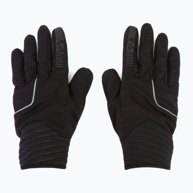 Велорукавиці Alé Windprotection nero/black 3
