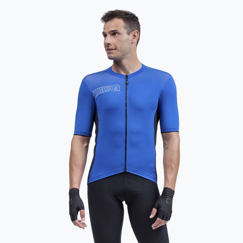 Велофутболка чоловіча Alé Maglia MC Color Block italia blue