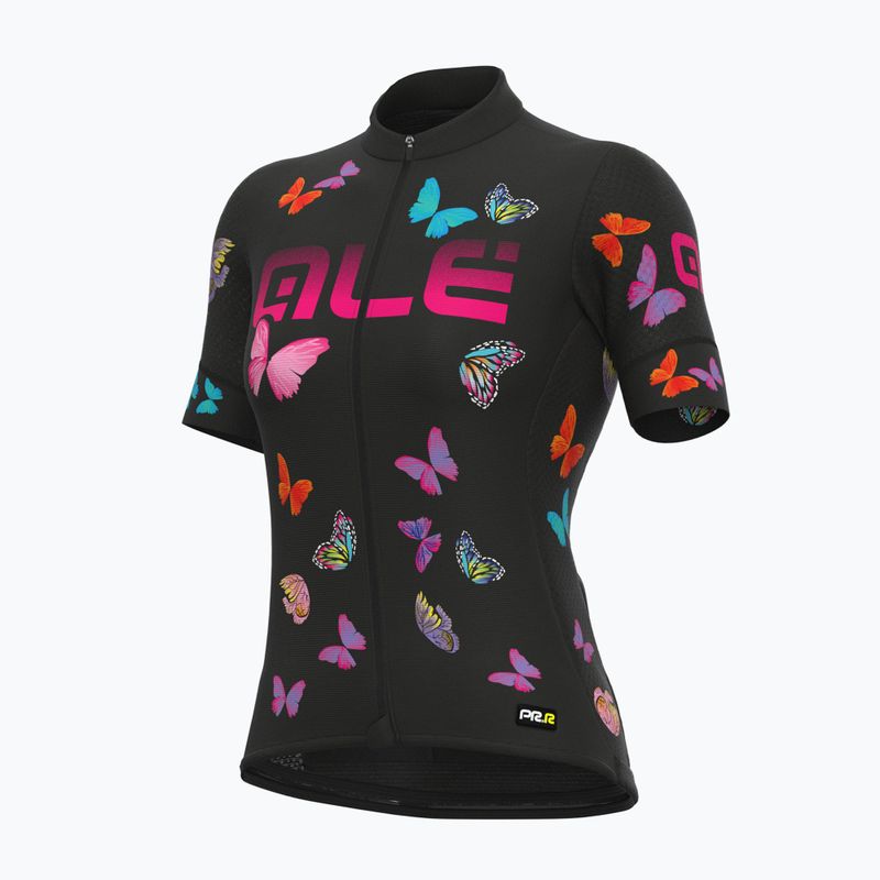 Велофутболка жіноча Alé Maglia Donna MC Butterfly black
