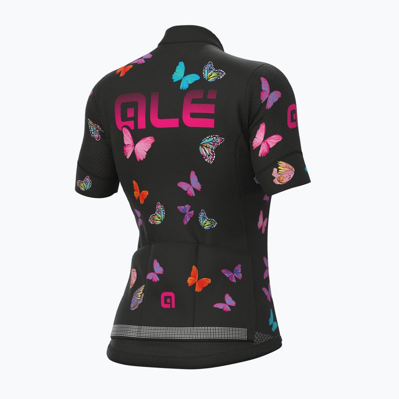 Велофутболка жіноча Alé Maglia Donna MC Butterfly black 2