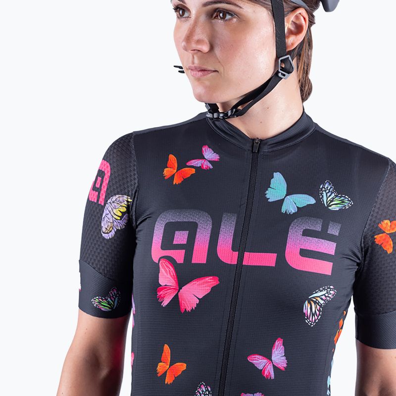 Велофутболка жіноча Alé Maglia Donna MC Butterfly black 5