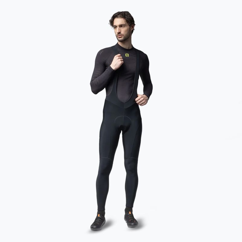 Чоловічі зимові велоштани Alé Bibtights чорні/чорні