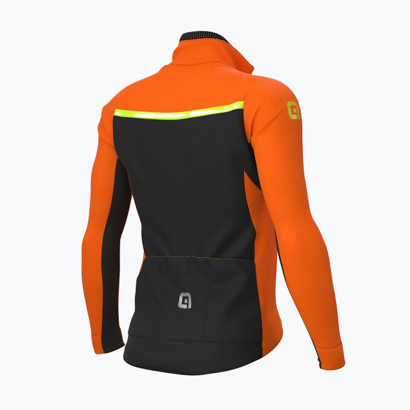 Куртка велосипедна чоловіча Alé K-Tornado 2.0 arancio fluo/fluo orange 7