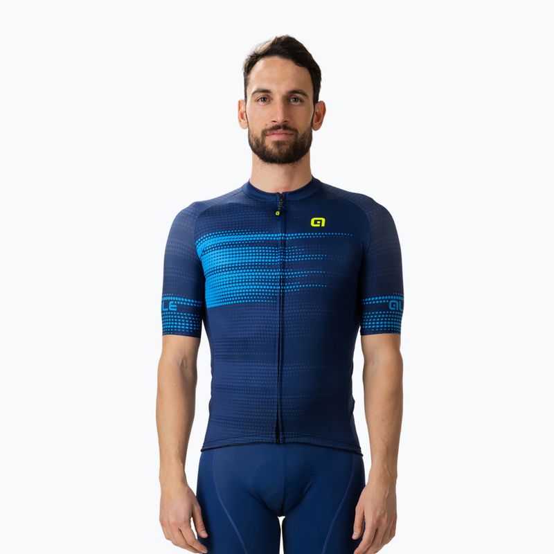 Велофутболка чоловіча Alé Maglia MC Turbo blue