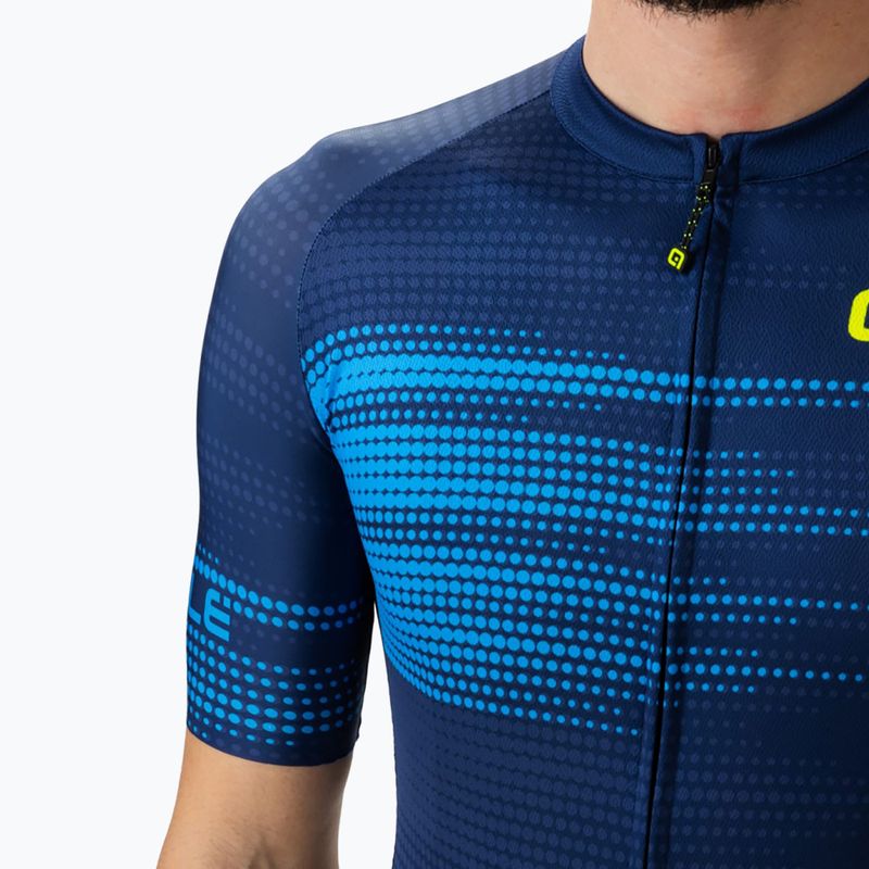 Велофутболка чоловіча Alé Maglia MC Turbo blue 4