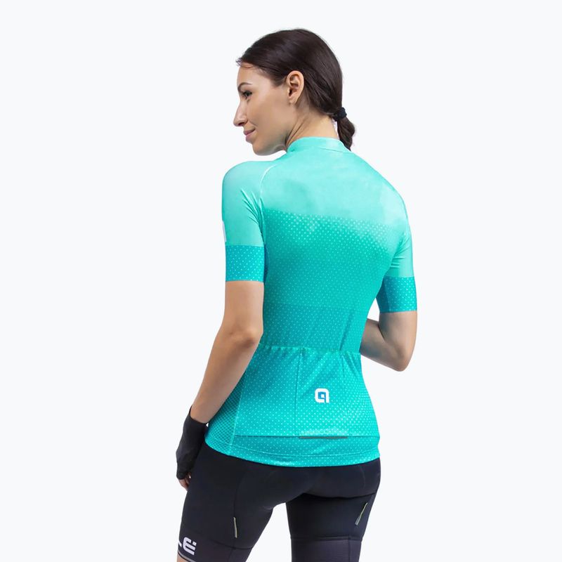Велофутболка жіноча Alé Maglia Donna MC Level turquoise 2