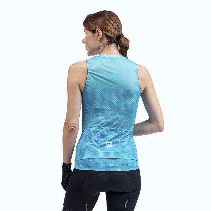 Велофутболка жіноча Alé Maglia Donna SM Level turquoise 2