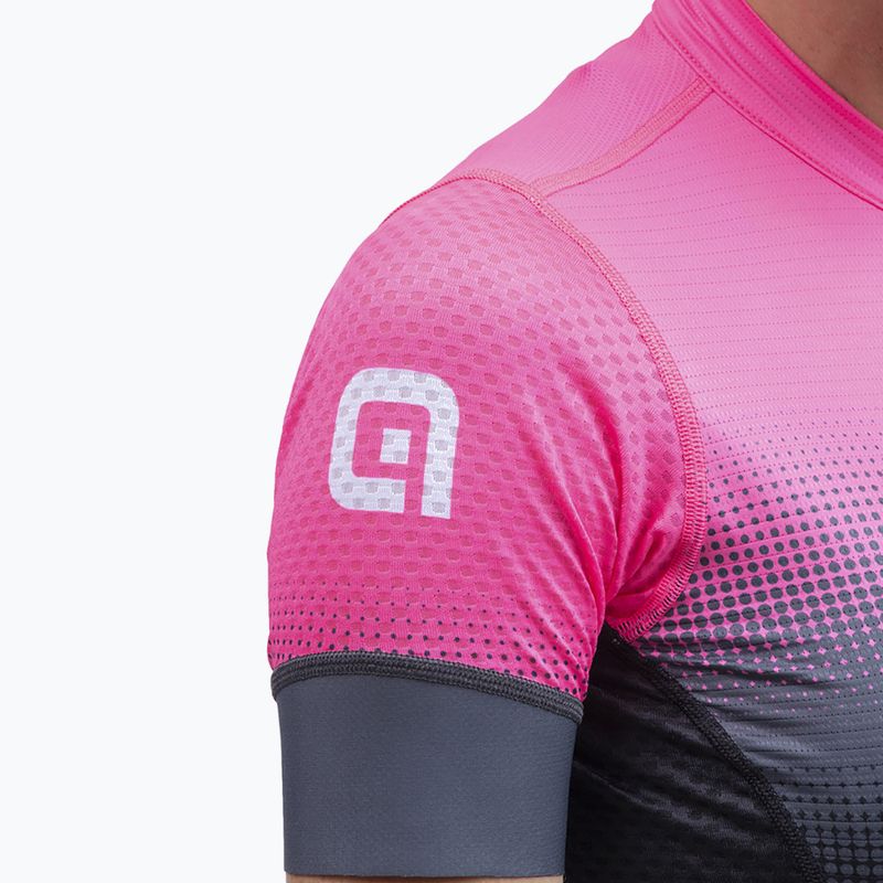 Велофутболка жіноча Alé Maglia Donna MC Gradient fluo pink 6