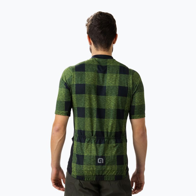 Велофутболка чоловіча Alé Maglia MC Scottish green 2