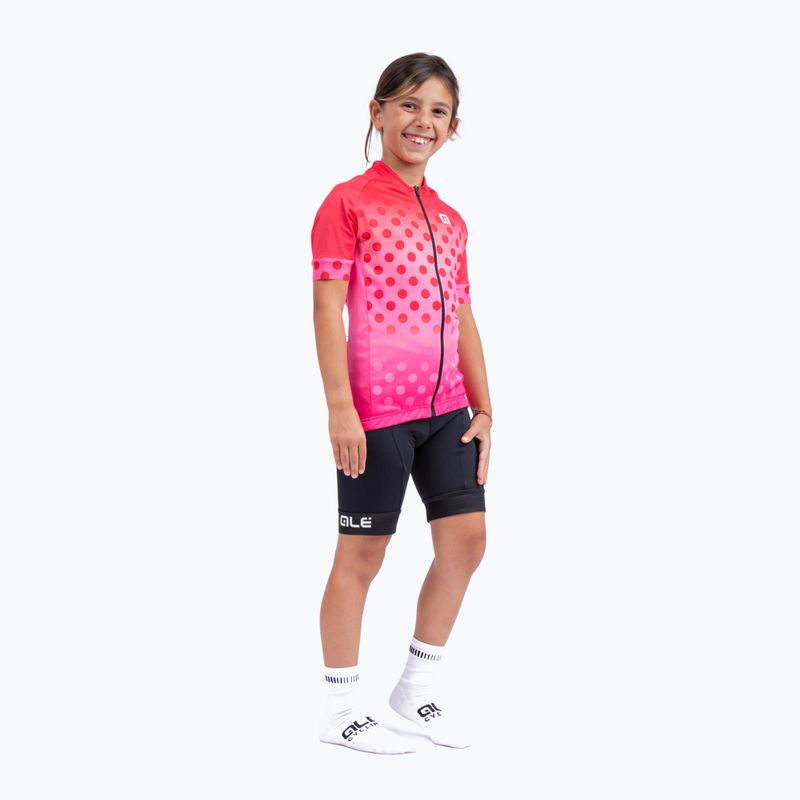 Велофутболка дитяча Alé Maglia Bimbo MC Bubble strawberry 5