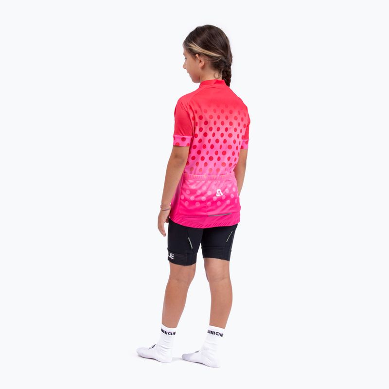 Велофутболка дитяча Alé Maglia Bimbo MC Bubble strawberry 6