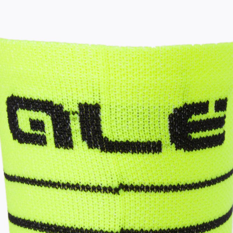 Велошкарпетки Alé Calza Riciclato 16 cm One fluorescent yellow 3