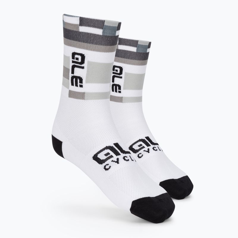 Велошкарпетки Alé Calza Q-Skin 16 cm Match white