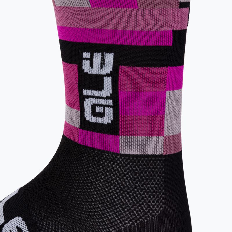 Велошкарпетки Alé Calza Q-Skin 16 cm Match fucsia 3