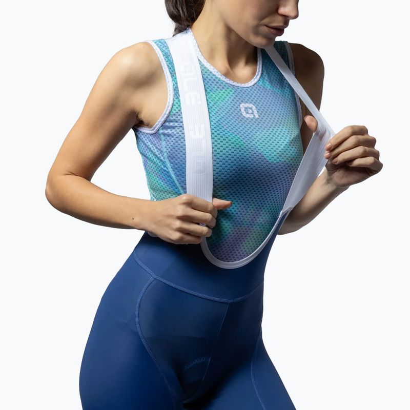 Шорти велосипедні жіночі Alé Magic Colour Bibshorts blue 3