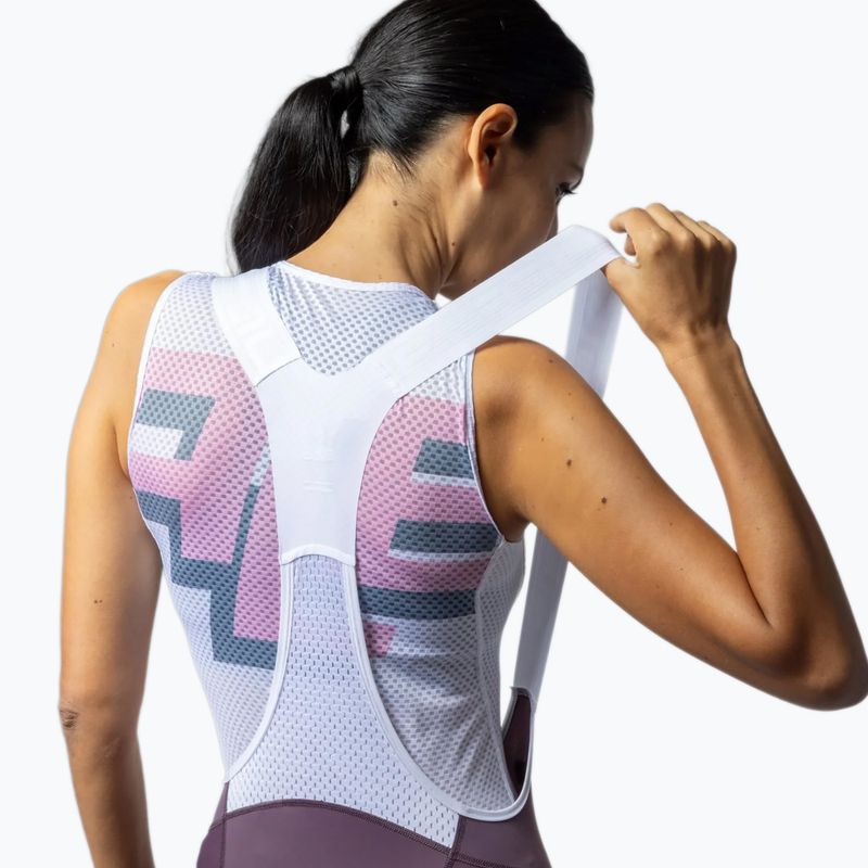 Шорти велосипедні жіночі Alé Magic Colour Bibshorts bordeaux 4