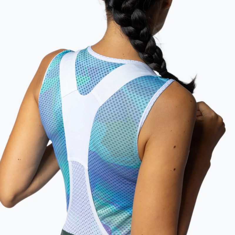 Шорти велосипедні жіночі Alé Magic Colour Bibshorts forest green 4