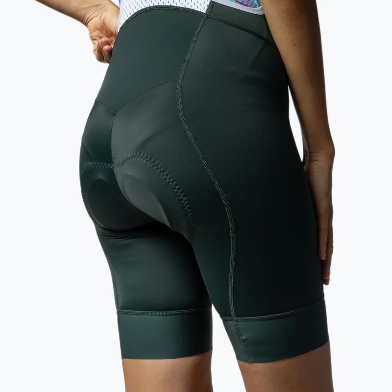 Шорти велосипедні жіночі Alé Magic Colour Bibshorts forest green 6