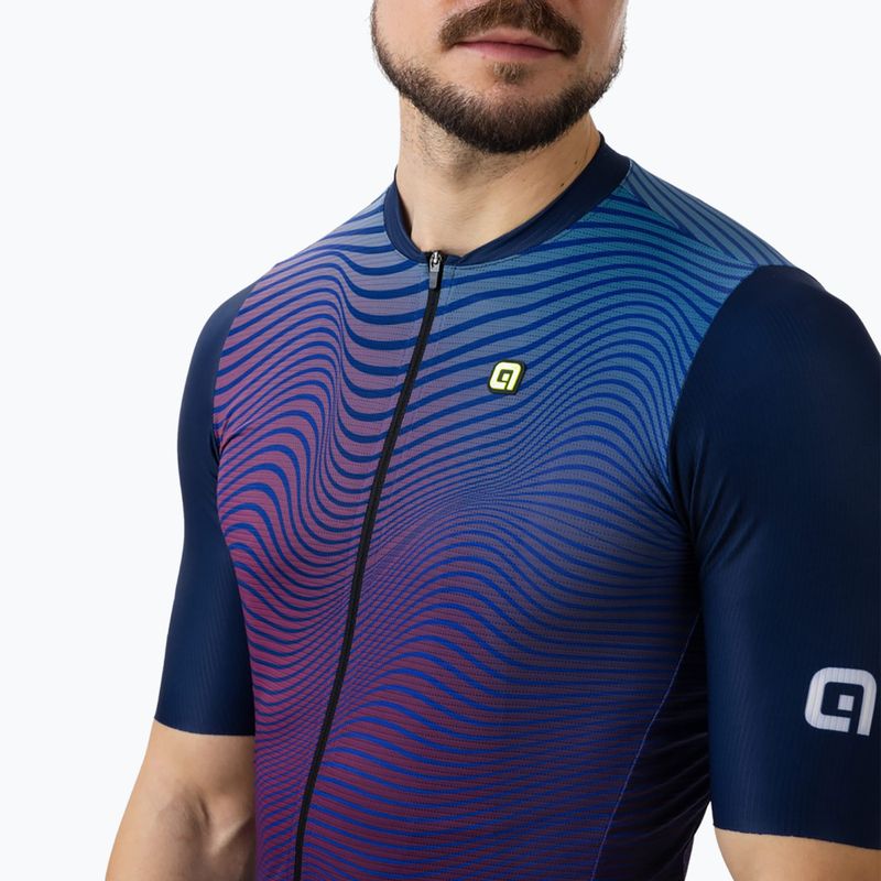 Футболка велосипедна чоловіча Alé Onda navy blue 3