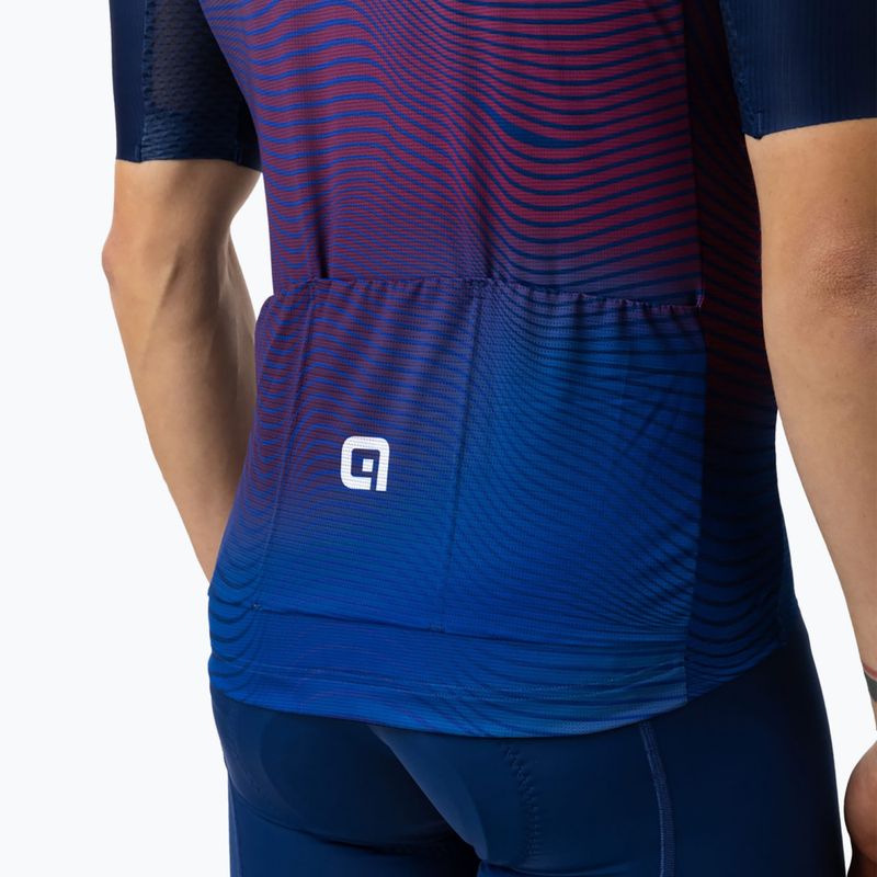 Футболка велосипедна чоловіча Alé Onda navy blue 5