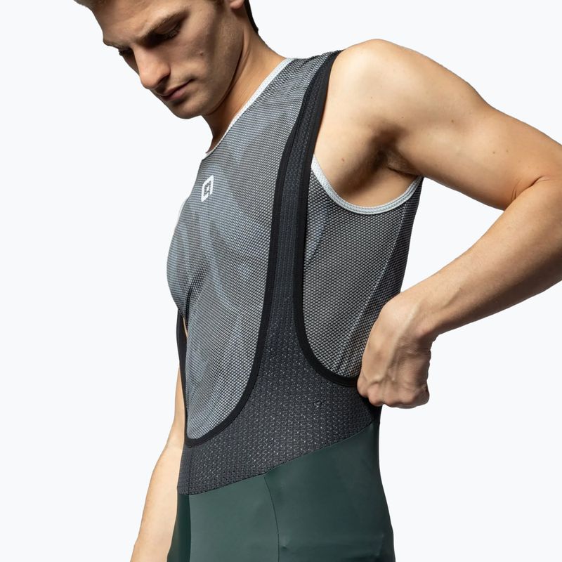 Шорти велосипедні чоловічі Alé Stones Cargo Bibshorts green wood 3