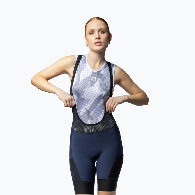 Шорти велосипедні жіночі Alé Stones Cargo Bibshorts atmosphere blue