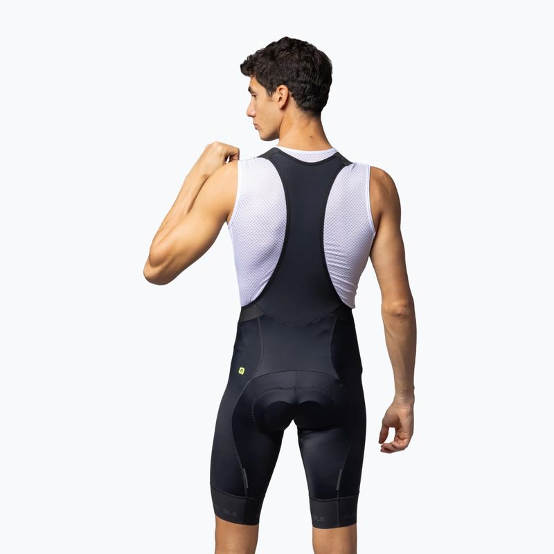 Шорти велосипедні чоловічі Alé Strada 2.0 Bibshorts black 2