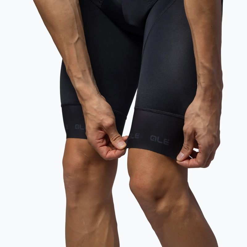 Шорти велосипедні чоловічі Alé Strada 2.0 Bibshorts black 6