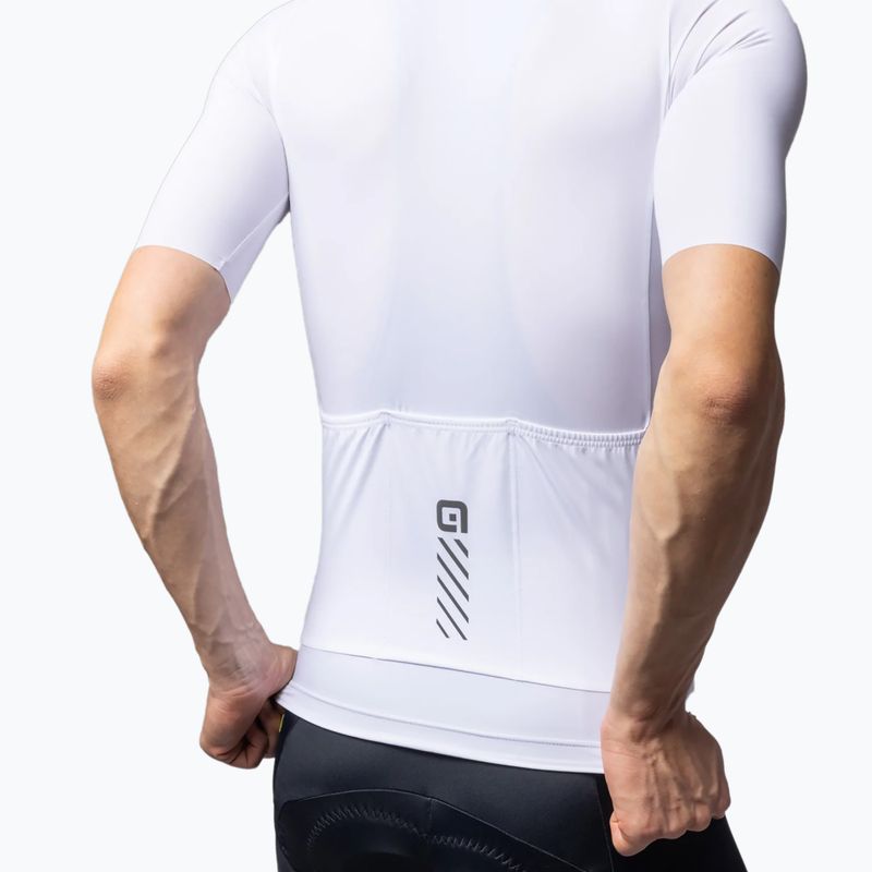 Футболка велосипедна чоловіча Alé Color Block white 6