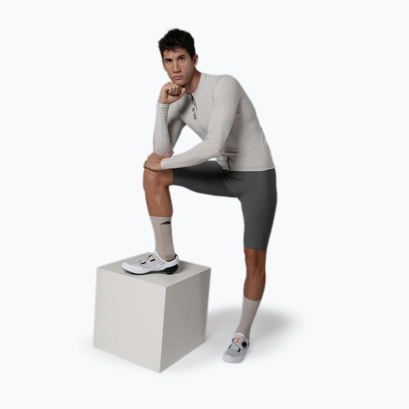 Лонгслів велосипедний чоловічий Alé Color Block stone 5