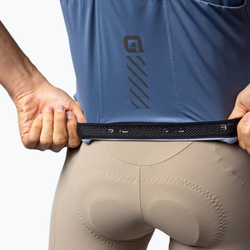 Футболка велосипедна чоловіча Alé Color Block steel blue 6