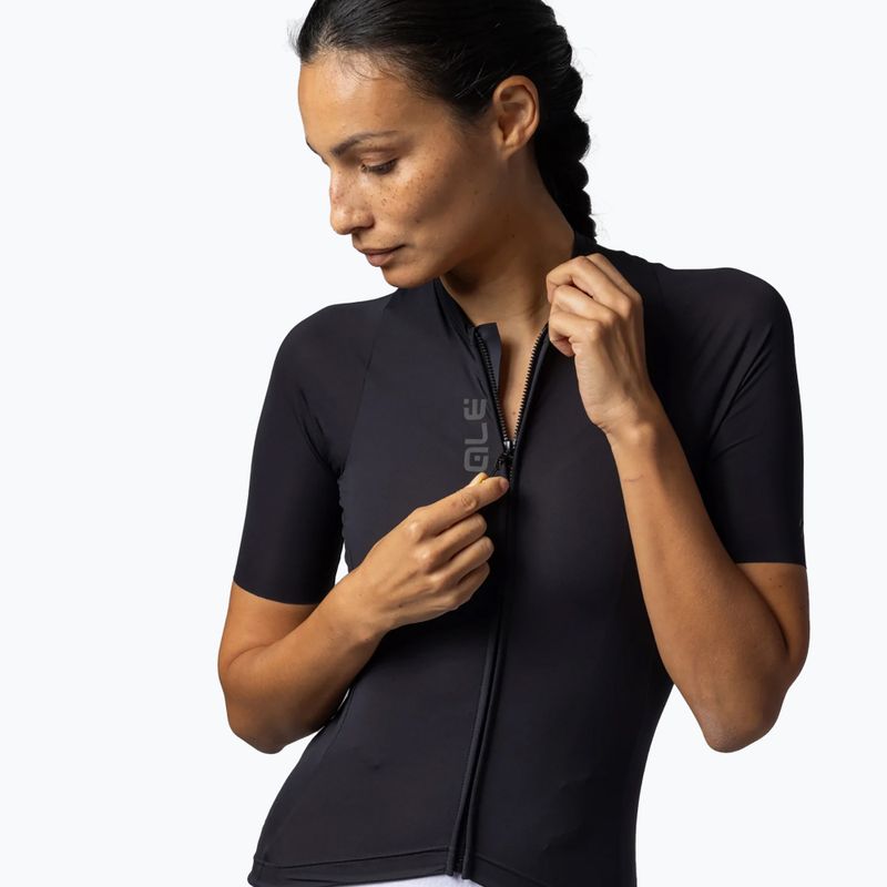 Футболка велосипедна жіноча Alé Color Block black 3