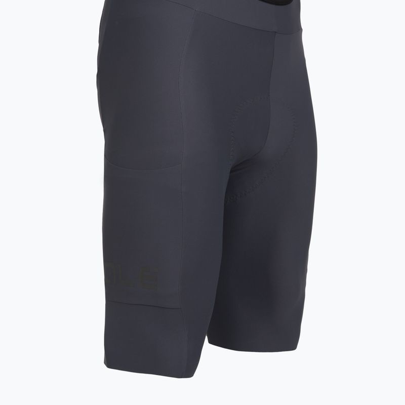 Шорти велосипедні чоловічі Alé Gravel Pro Bibshorts titanium 9