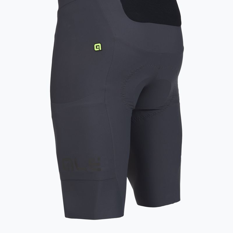 Шорти велосипедні чоловічі Alé Gravel Pro Bibshorts titanium 10