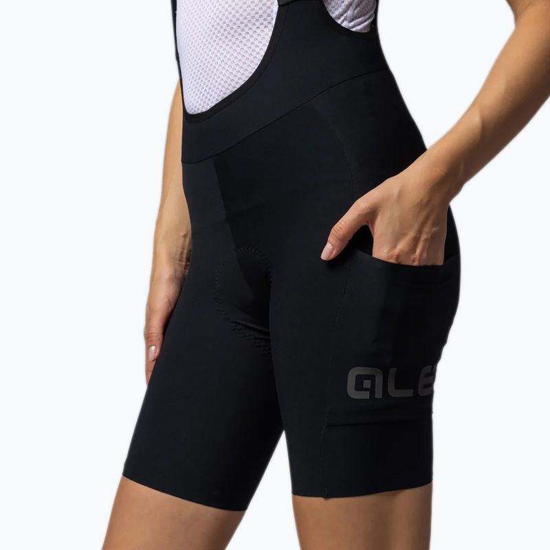 Шорти велосипедні жіночі Alé Gravel Pro Bibshorts black 5