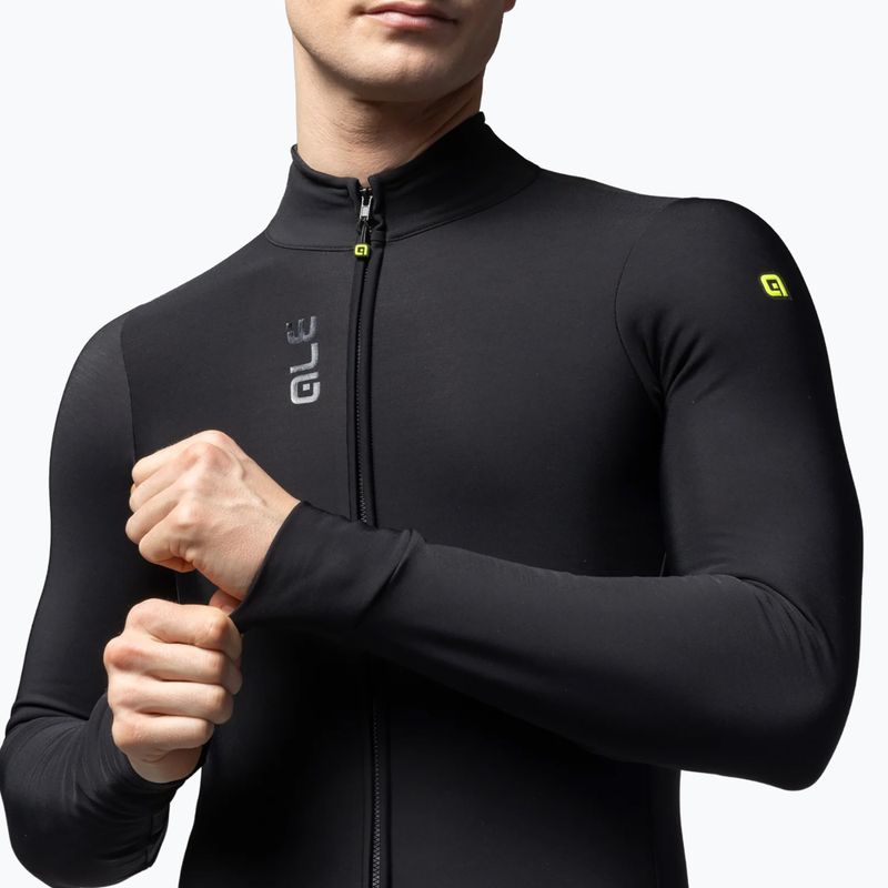 Кофта велосипедна чоловіча Alé Fondo 3.0 LS Jersey nero/black 3