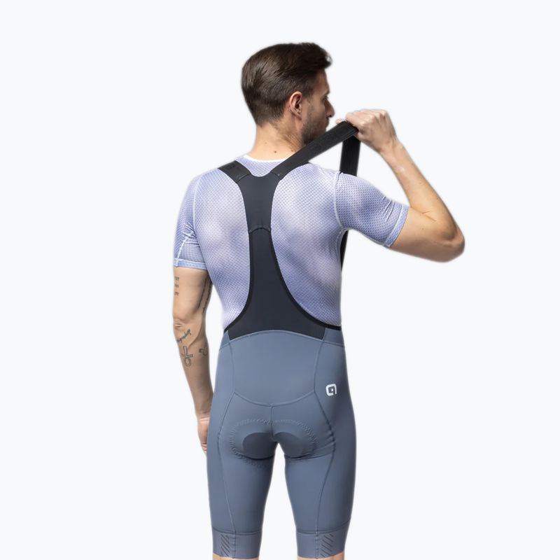 Шорти велосипедні чоловічі Alé Magic Colour Bibshorts steel 2