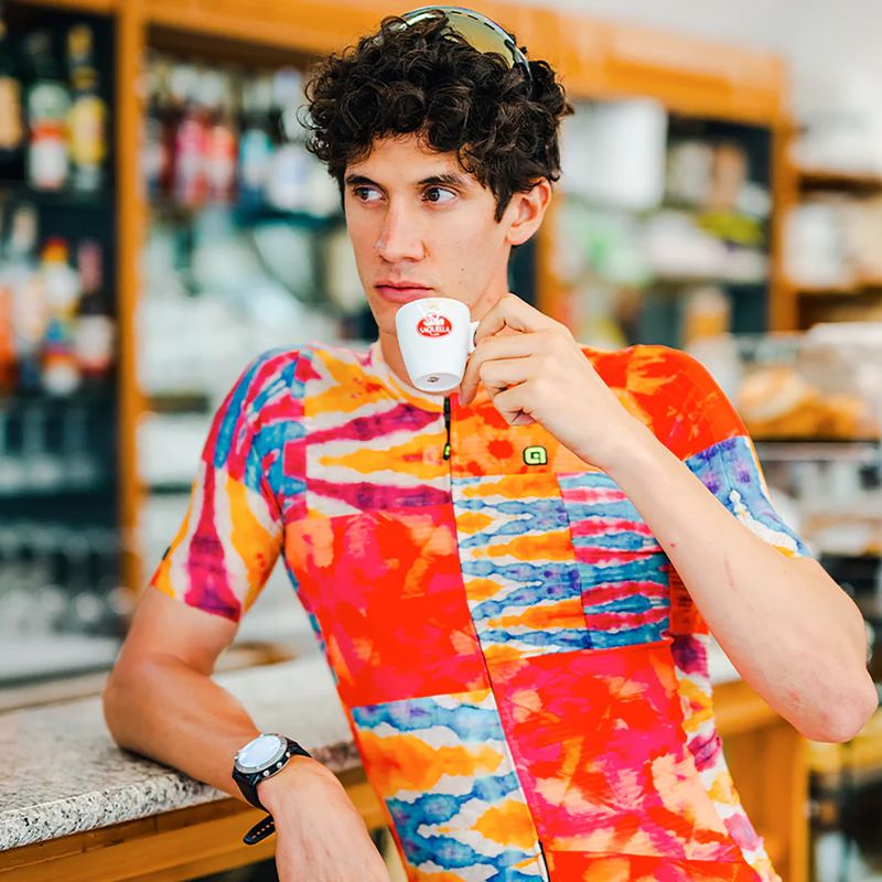 Футболка велосипедна чоловіча Alé Clorofilla orange combo 7