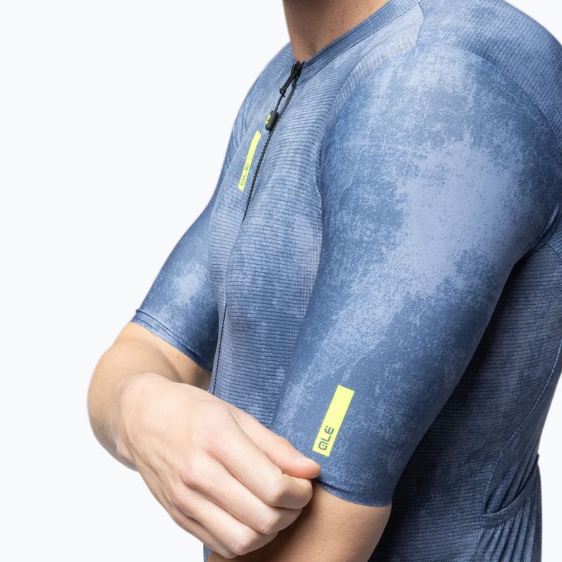 Футболка велосипедна чоловіча Alé Deep powder blue 4