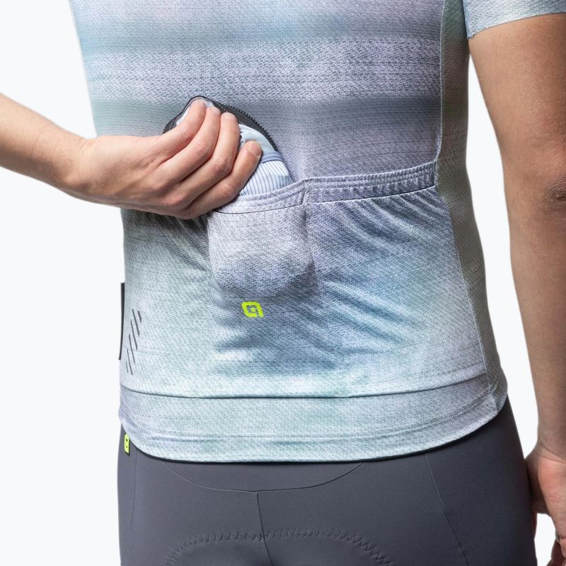 Футболка велосипедна чоловіча Alé Traccia white 5