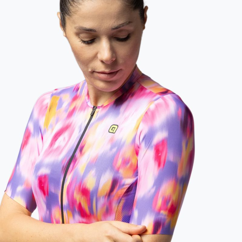 Футболка велосипедна жіноча Alé Jardin 2.0 pink combo 4