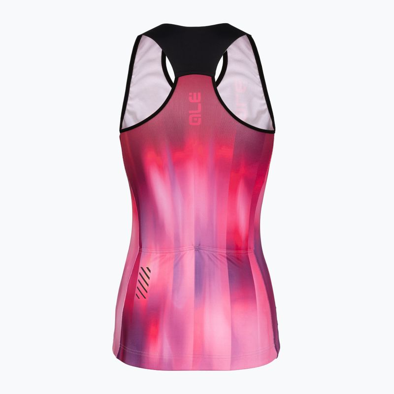 Футболка велосипедна жіноча Alé Crazy TT pink combo 7