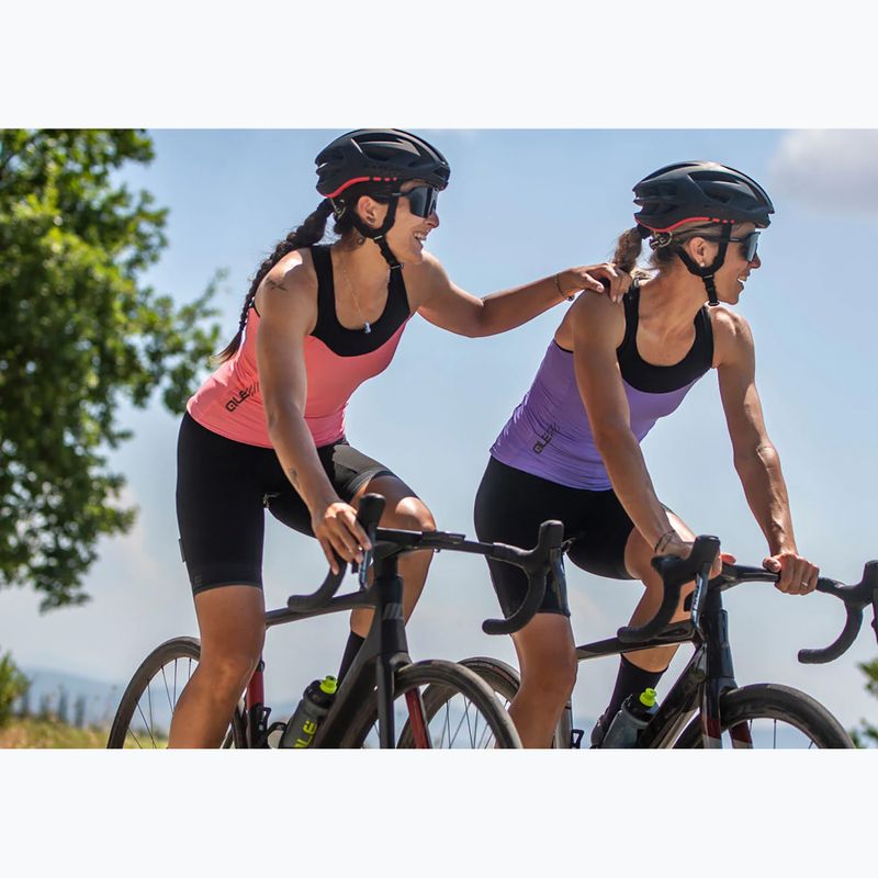 Футболка велосипедна жіноча Alé Color Block TT flamingo pink 6