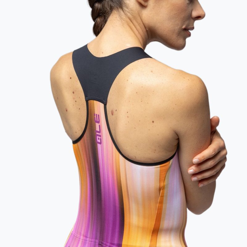 Футболка велосипедна жіноча Alé Crazy TT orange combo 5